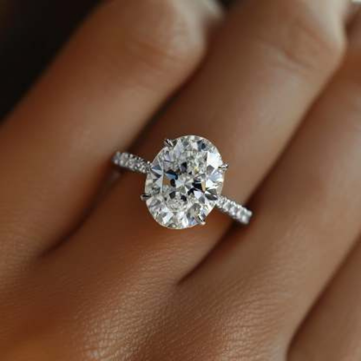 Silver Echo Ring™ Colored Gem Stone – Pure Radiance in a Sculpted Setting