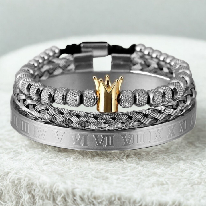 Moon Madrid Royal Numeral Bracelet™ Men Jewelry – Regal Craft Meets Modern Edge