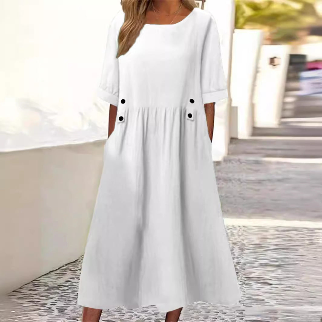 Amelina™ - Relaxed Midi Dress