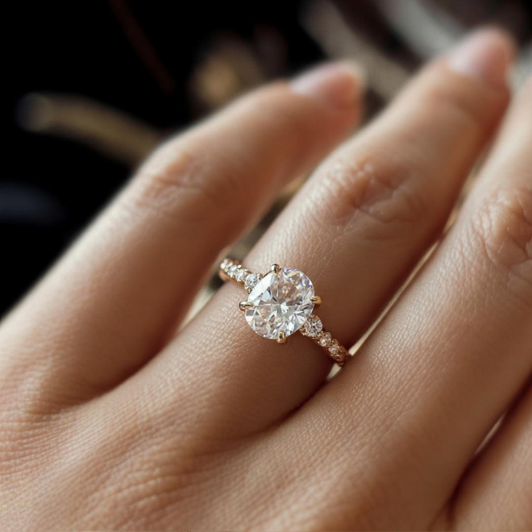Prism Bloom Ring™ Colored Gem Stone – A Sparkling Symphony of Light and Elegance