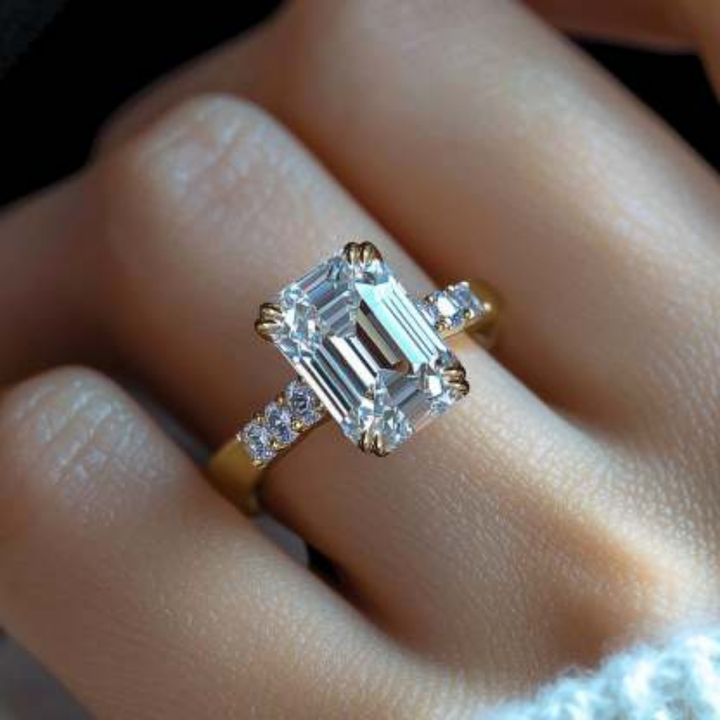 Silent Flame Ring™ Colored Gem Stone – Regal Warmth with Brilliant Precision