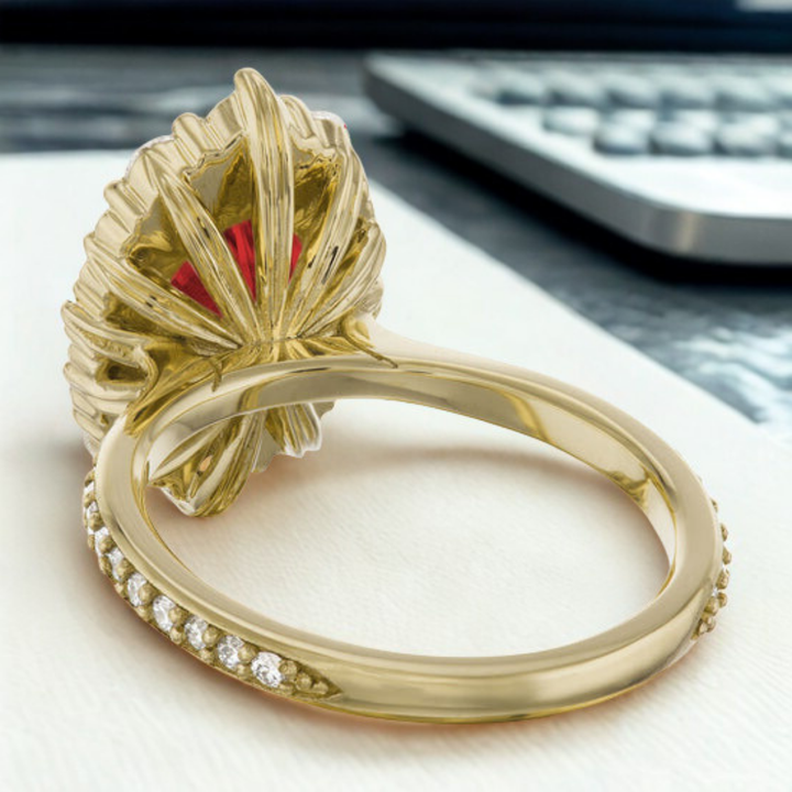 Aurora Ruby Ring™ Luxury Ring– Regal Passion in Every Facet