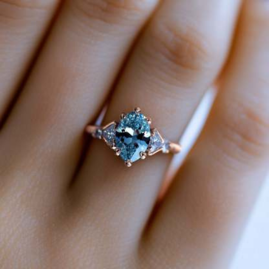 Velvet Clarity Ring™ Luxury Ring – 2 Carat Moissanite in Romantic Rose Gold