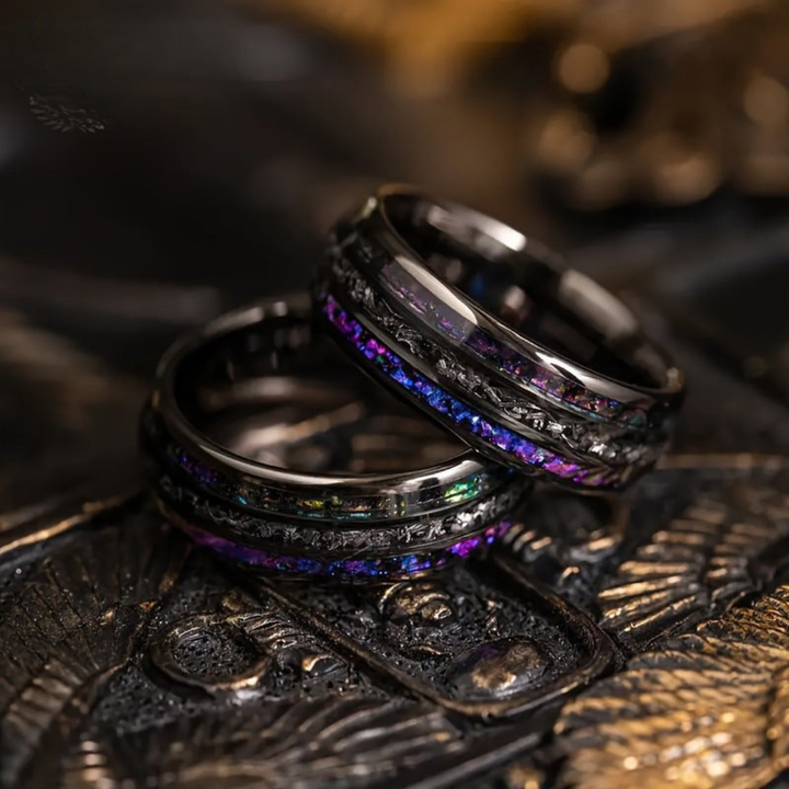 Vortex™ Men Rings – Swirling Light, Unbreakable Edge