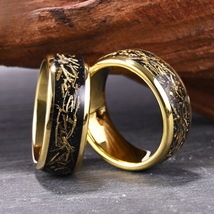 Caldris™ Men Rings – Refined Heat, Cast in Gold