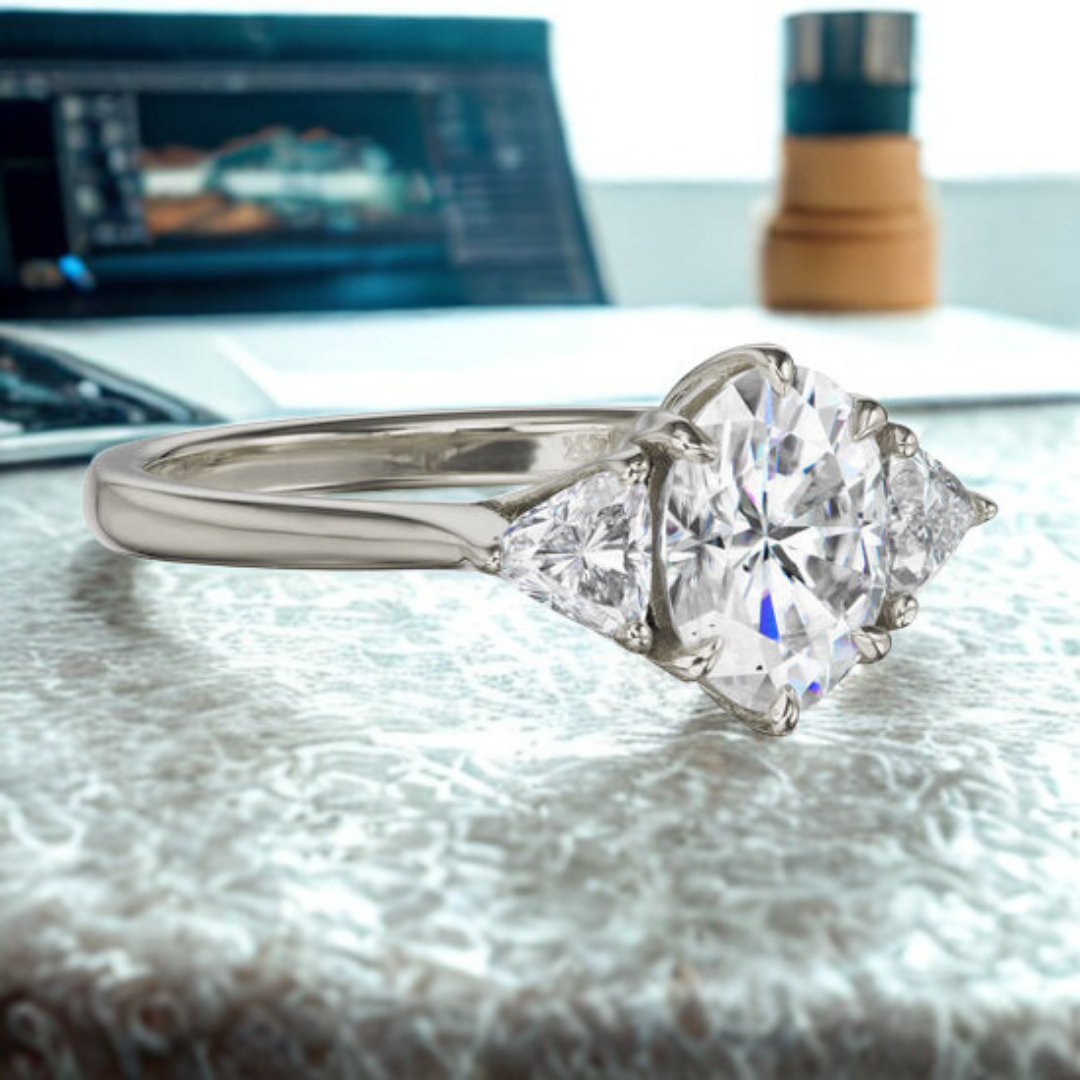Ethereal Spark Ring™ Luxury Ring – Pure Light, Perfect Balance