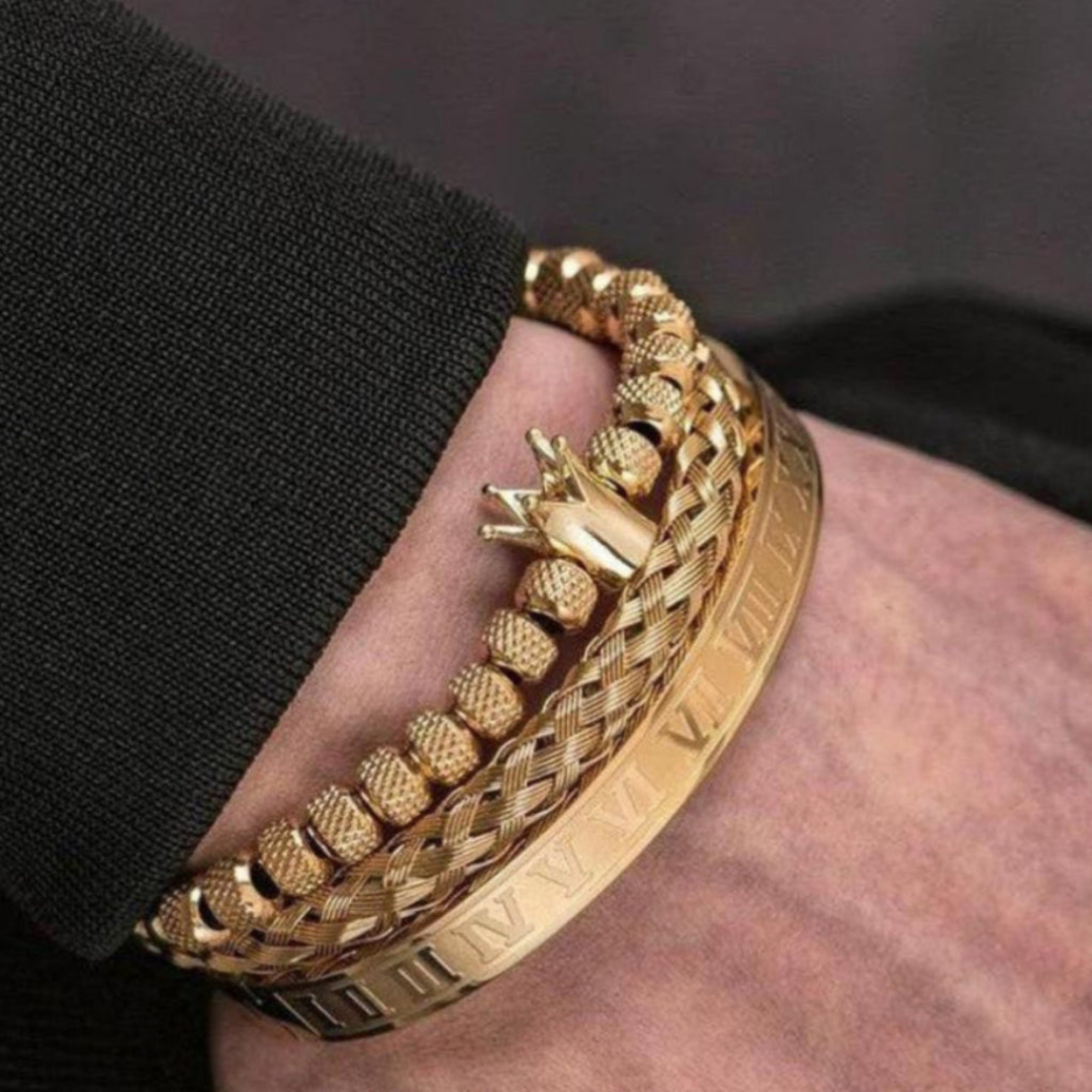 Moon Madrid Royal Numeral Bracelet™ Men Jewelry – Regal Craft Meets Modern Edge