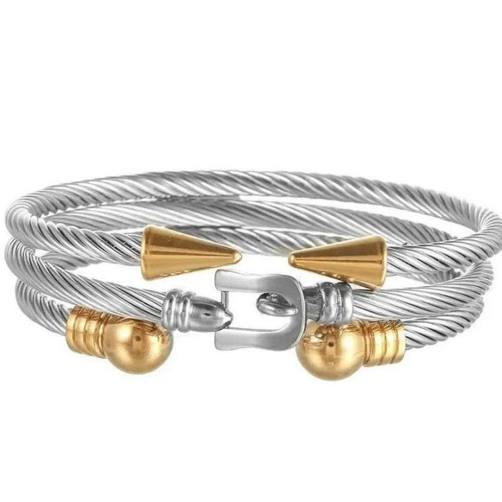 Sky Morris Guntersville Bracelet™ Men Jewelry – Stainless Steel Arrow Cuff Bracelet Set