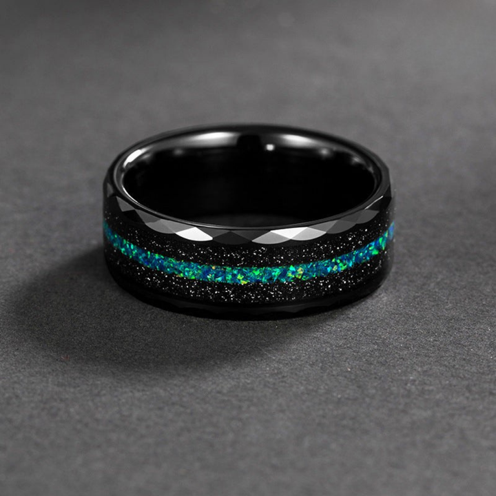 Zephyros™ Men Rings – Cosmic Depth, Celestial Precision