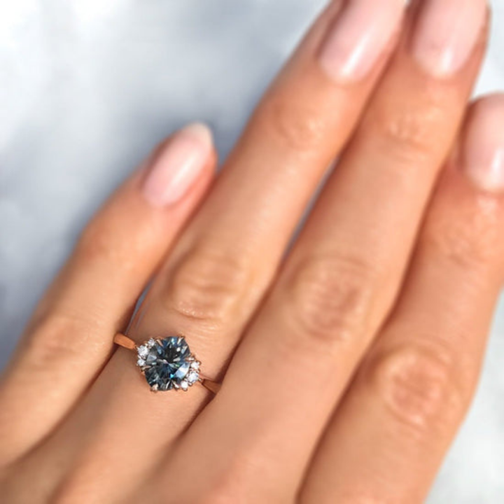 Mocha Mist Ring™ Luxury Ring – Deep Haze in Rose-Toned Elegance
