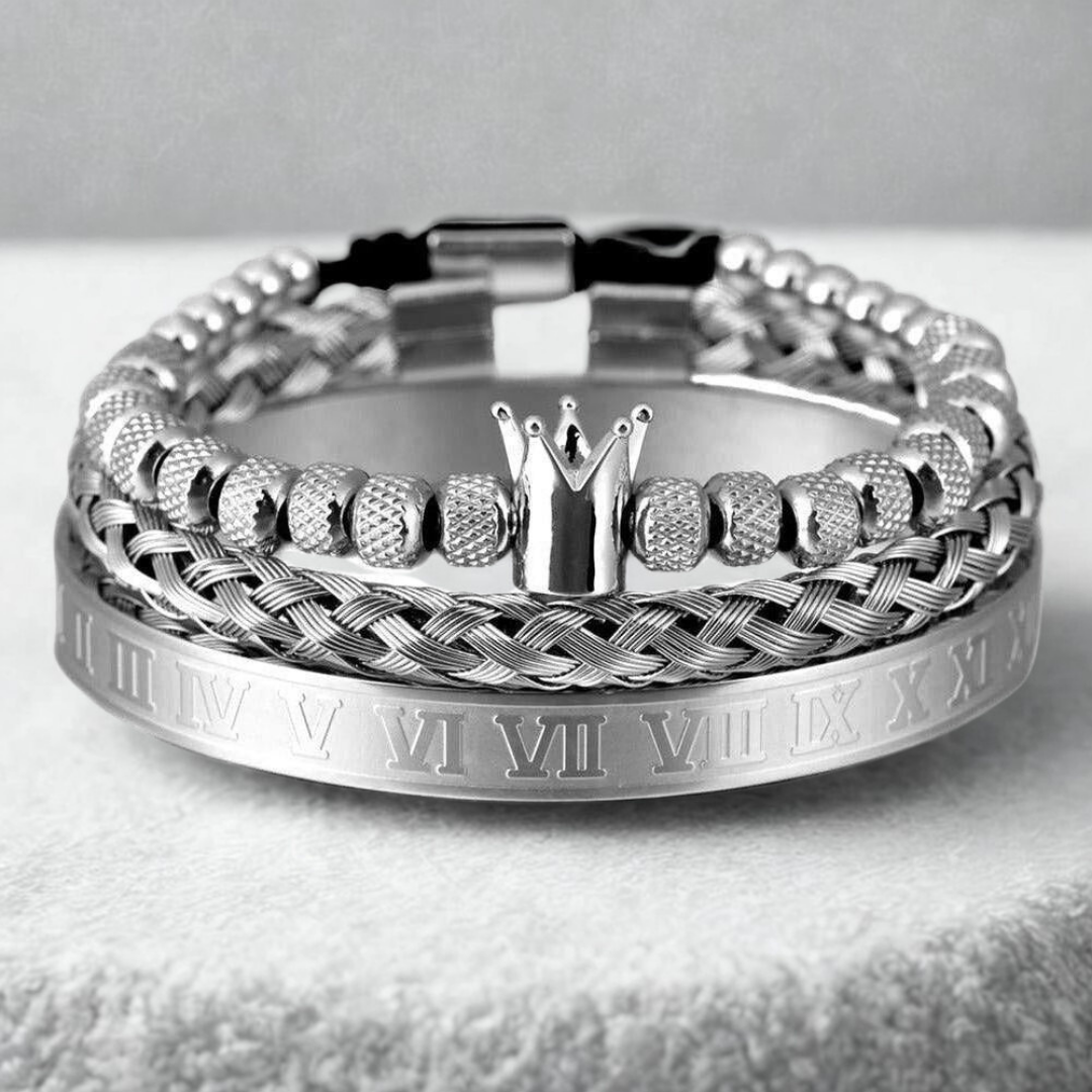 Moon Madrid Royal Numeral Bracelet™ Men Jewelry – Regal Craft Meets Modern Edge