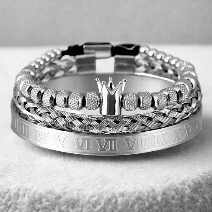 Moon Madrid Royal Numeral Bracelet™ Men Jewelry – Regal Craft Meets Modern Edge