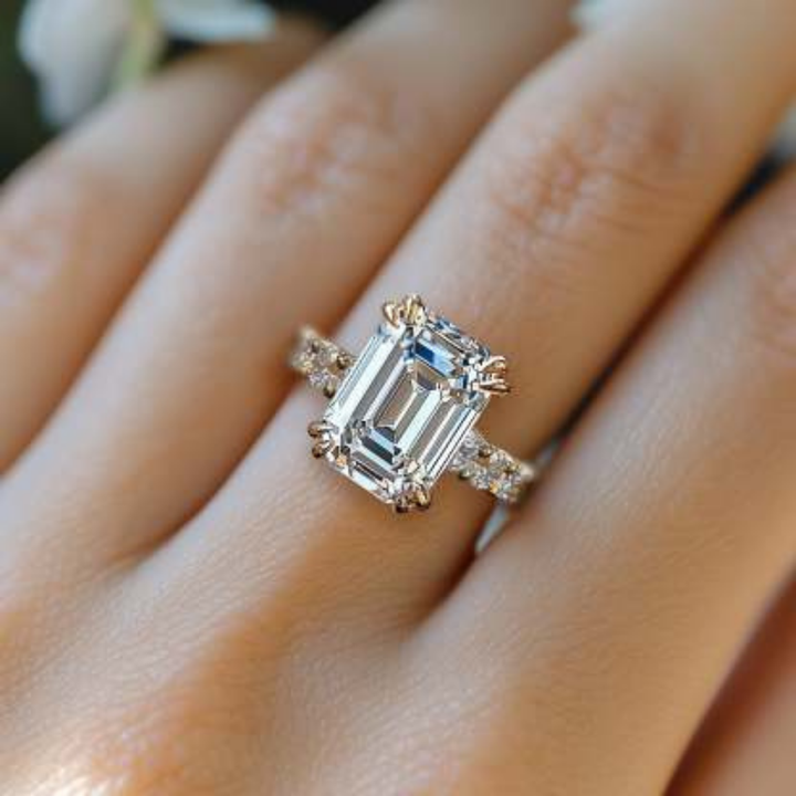 Silent Flame Ring™ Colored Gem Stone – Regal Warmth with Brilliant Precision