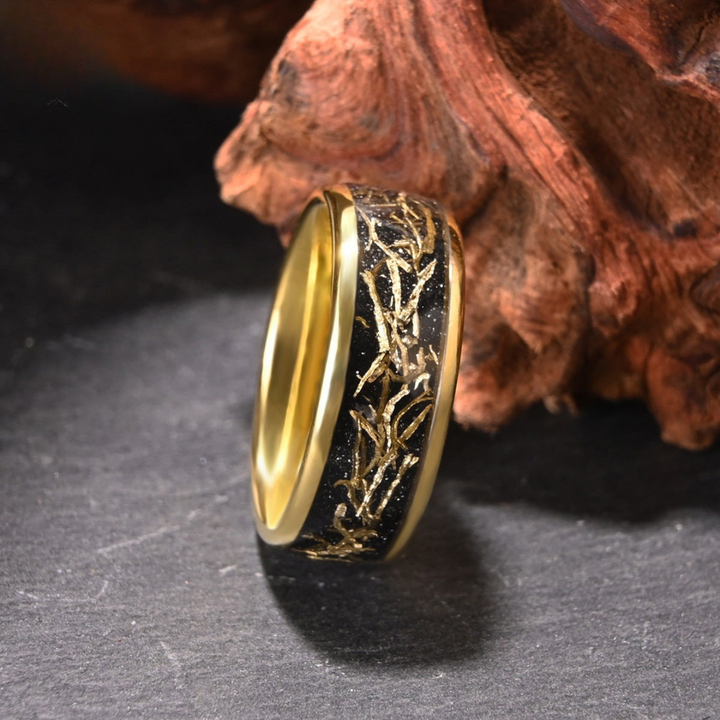Caldris™ Men Rings – Refined Heat, Cast in Gold
