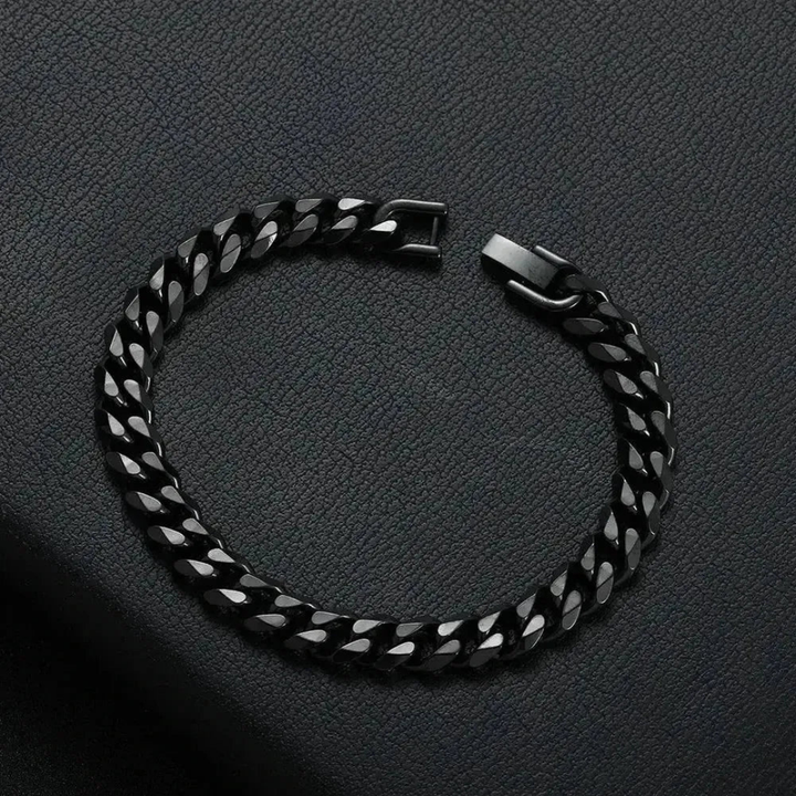 Sky Morris Monterey Bracelet™ Men Jewelry – Titanium Steel Cuban Link Bracelet