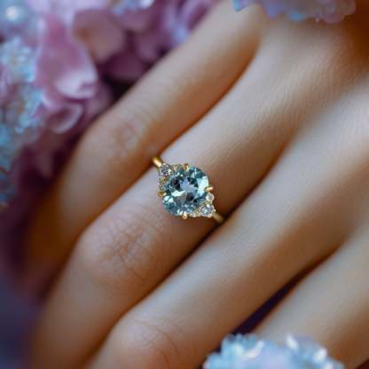 Twinkle Crest Ring™ Luxury Ring – 2 Carat Moissanite in Gleaming Gold