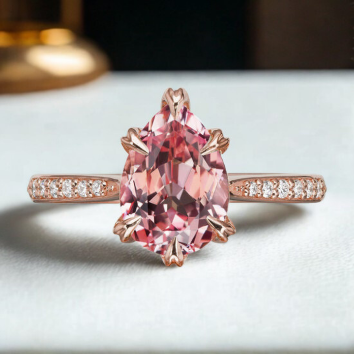 Velvet Rose Ring™ Luxury Ring – Blush Radiance in a Classic Bloom