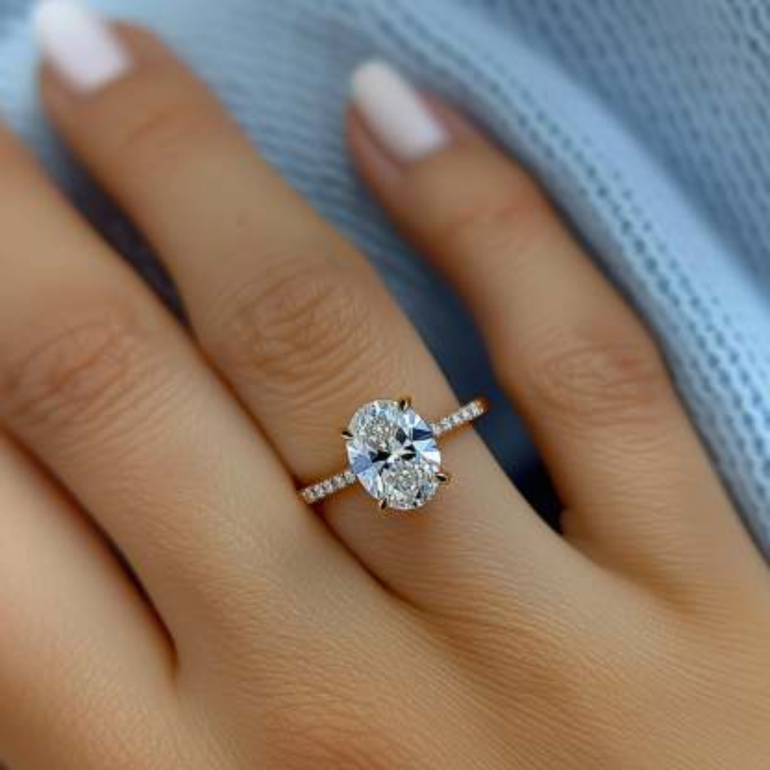 Starry Silk Ring™ Colored Gem Stone – Silver Sparkle with a Graceful Glow