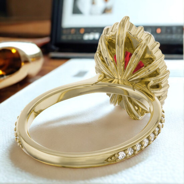 Aurora Ruby Ring™ Luxury Ring– Regal Passion in Every Facet