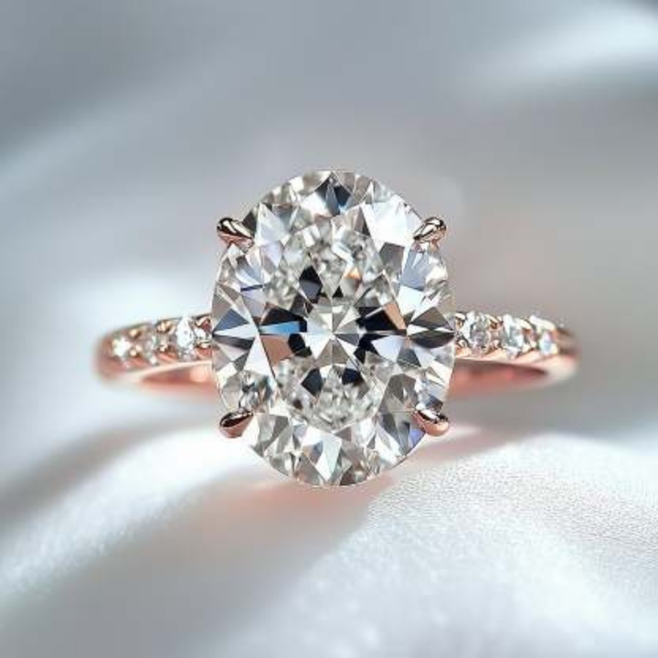 Celestial Drift Ring™ Colored Gem Stone – Orbiting Light with Timeless Grace