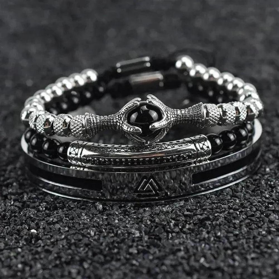 Sky Morris Guntersville Bracelet™ Men Jewelry – Stainless Steel Arrow Cuff Bracelet Set