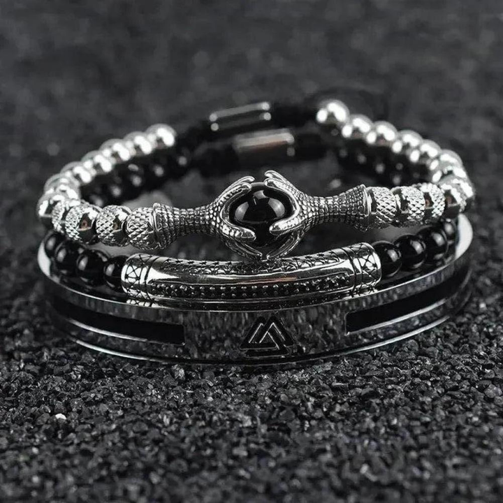 Sky Morris Guntersville Bracelet™ Men Jewelry – Stainless Steel Arrow Cuff Bracelet Set