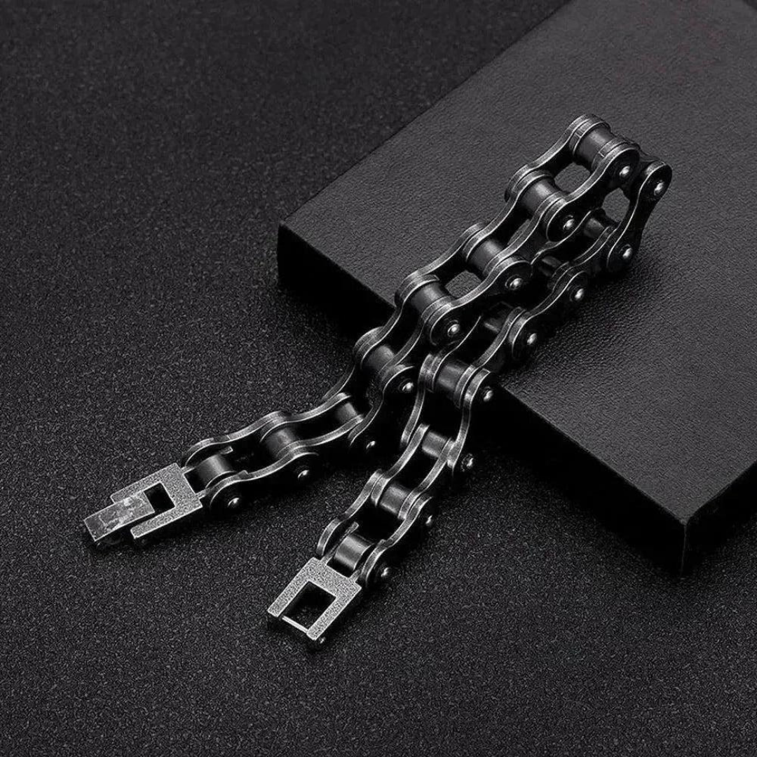 Moon Madrid Irvine Bracelet™ Men Jewelry – Punk-Inspired Bicycle Chain Bracelet