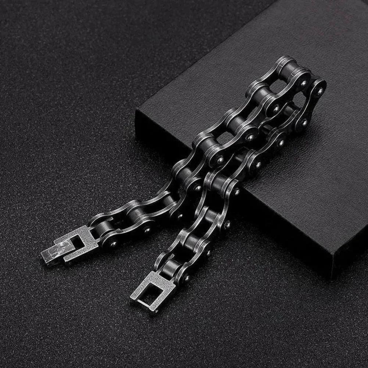 Moon Madrid Irvine Bracelet™ Men Jewelry – Punk-Inspired Bicycle Chain Bracelet