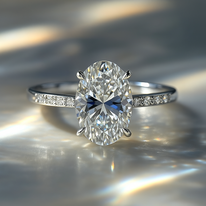 Starry Silk Ring™ Colored Gem Stone – Silver Sparkle with a Graceful Glow