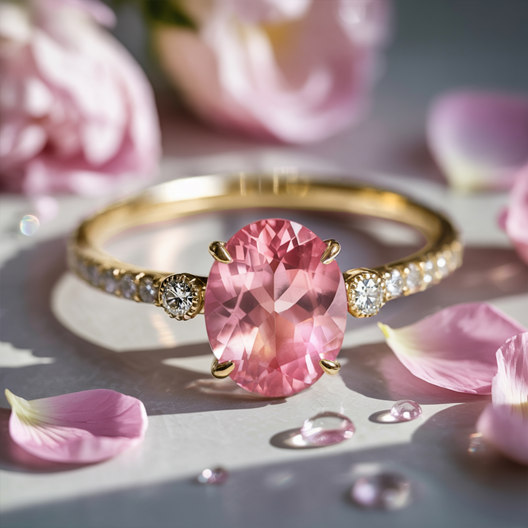Velvet Light Ring™ Colored Gem Stone – Soft Glamour in Every Sparkle