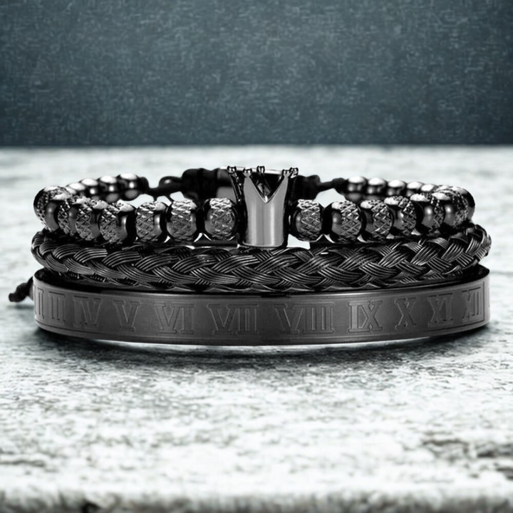 Moon Madrid Royal Numeral Bracelet™ Men Jewelry – Regal Craft Meets Modern Edge