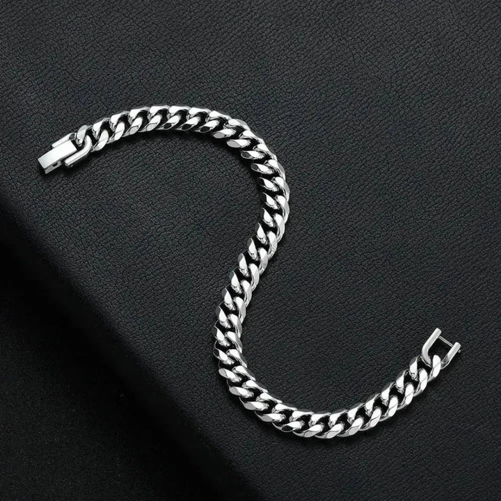 Sky Morris Monterey Bracelet™ Men Jewelry – Titanium Steel Cuban Link Bracelet