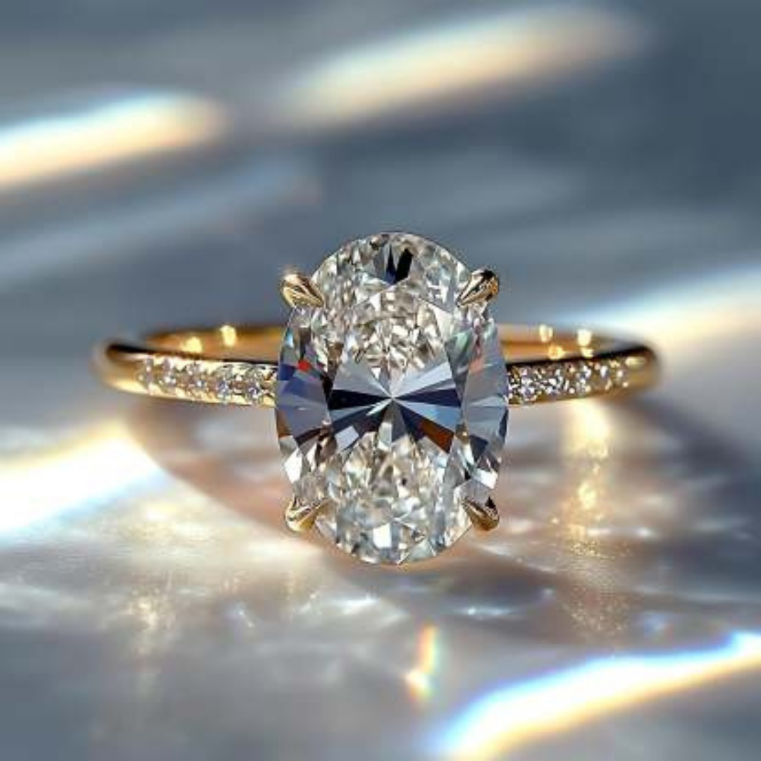 Starry Silk Ring™ Colored Gem Stone – Silver Sparkle with a Graceful Glow