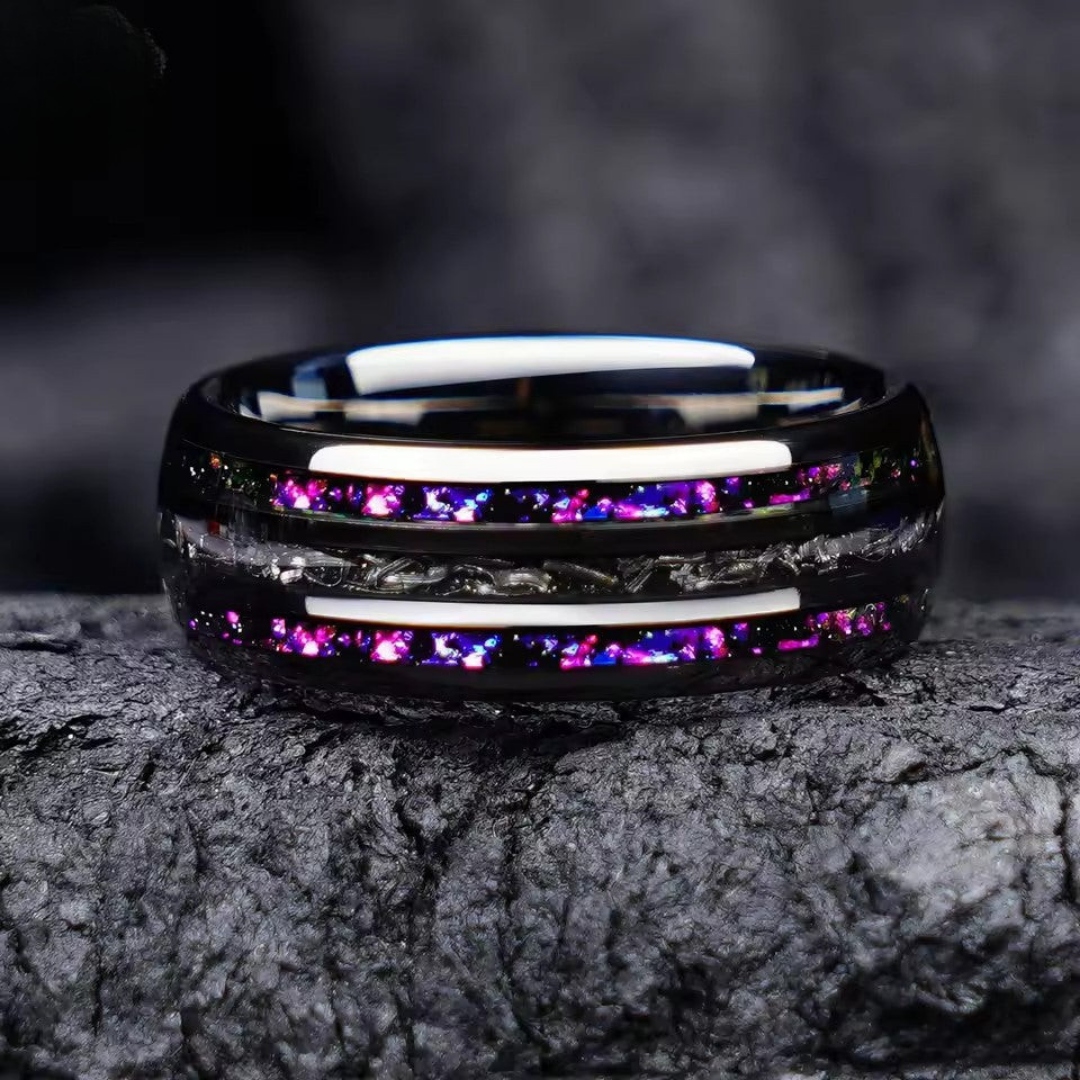 Vortex™ Men Rings – Swirling Light, Unbreakable Edge