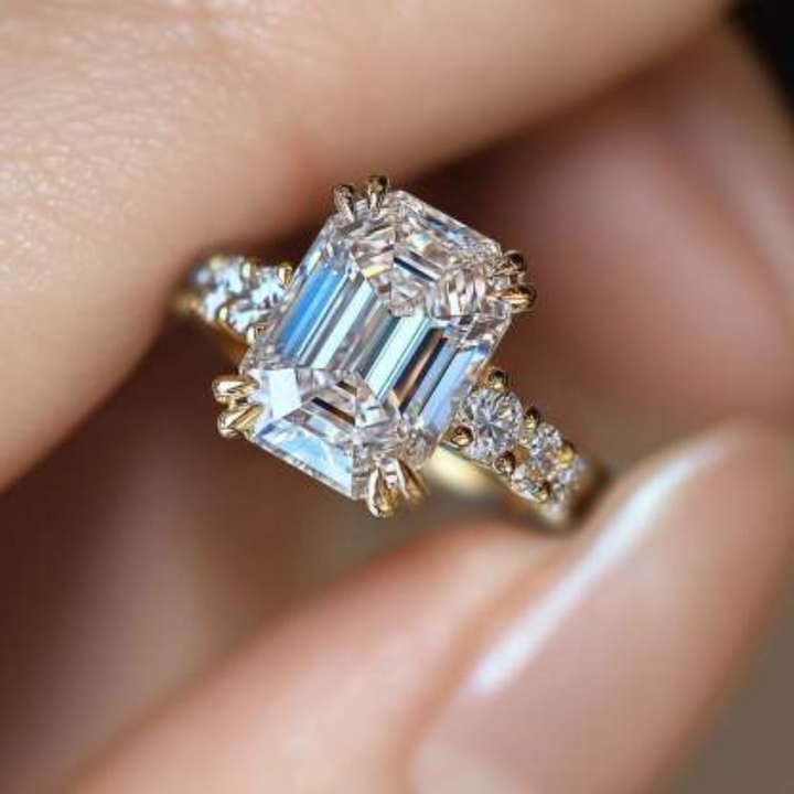 Silent Flame Ring™ Colored Gem Stone – Regal Warmth with Brilliant Precision