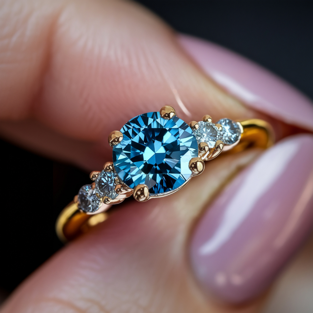 Seraph Glow Ring™ Luxury Ring – 1 Carat Moissanite in Sleek Sterling Silver