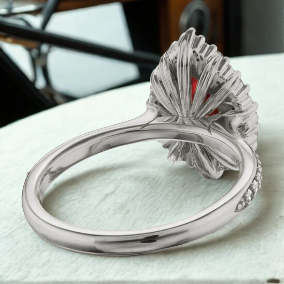 Crimson Sky Ring™ Luxury Ring – A Symphony of Passion and Elegance