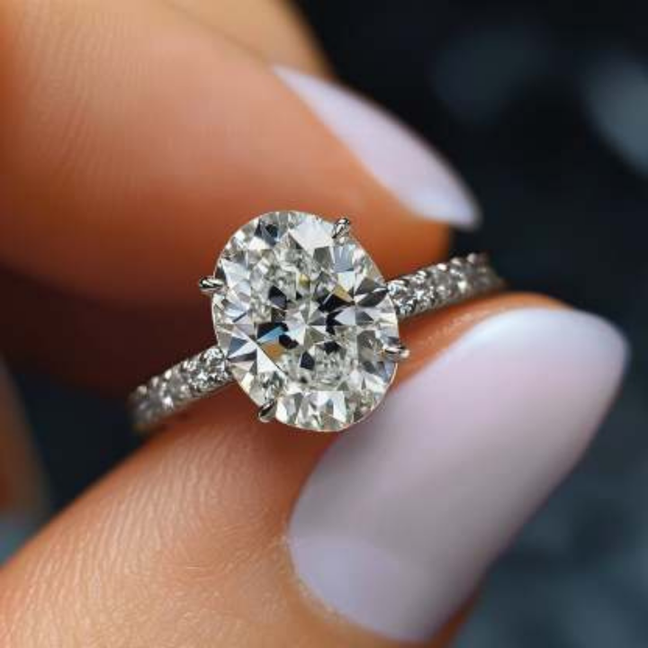 Silver Echo Ring™ Colored Gem Stone – Pure Radiance in a Sculpted Setting