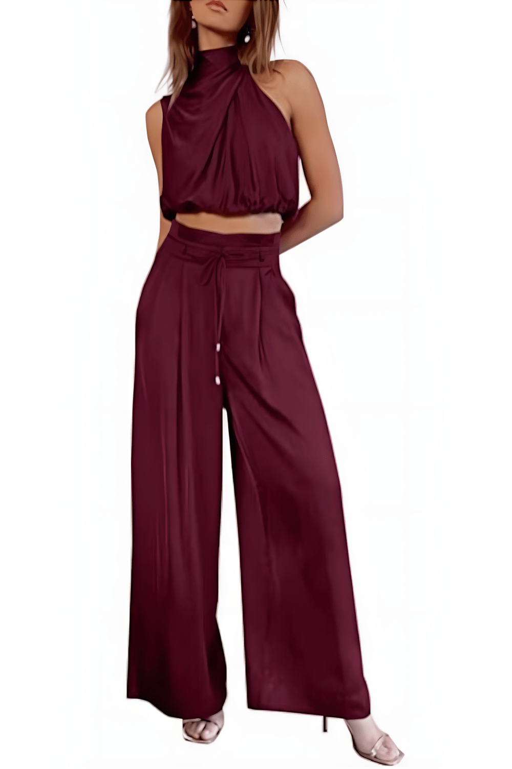 Brittany – Stylish Silk Summer Ensemble for Women