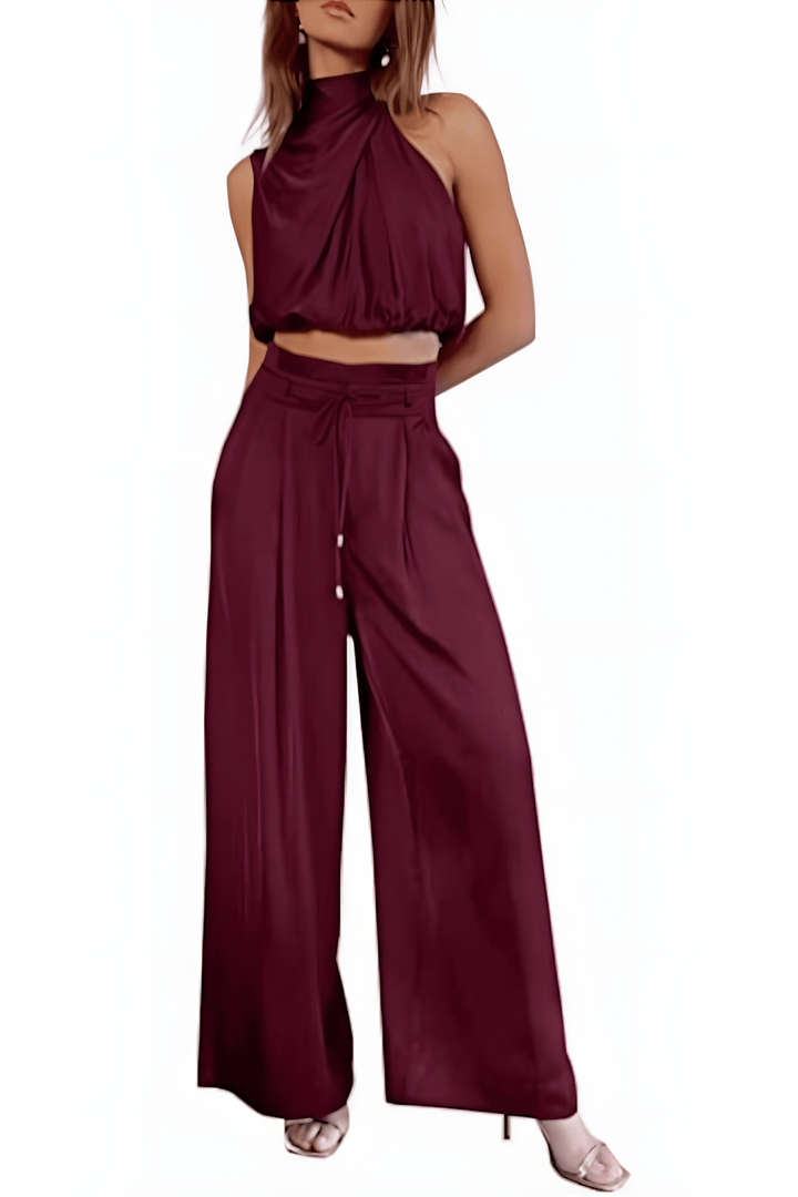 Brittany – Stylish Silk Summer Ensemble for Women