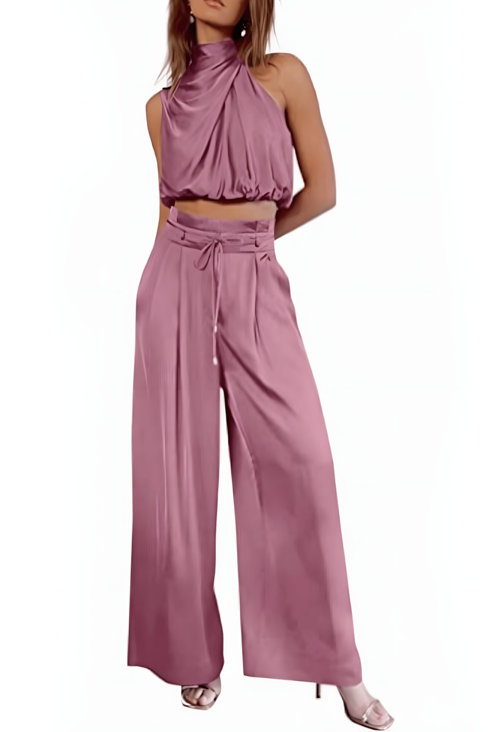 Brittany – Stylish Silk Summer Ensemble for Women