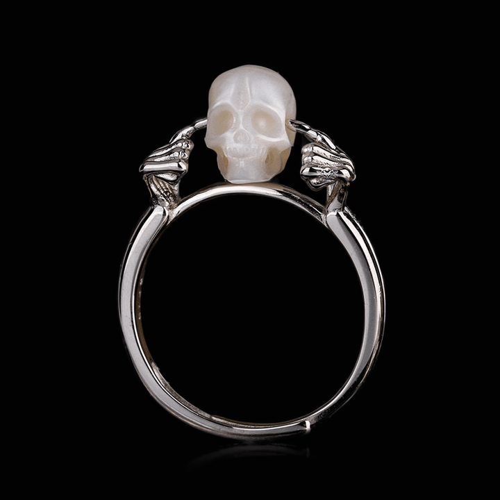 Hear No Evil Pearl Skull Ring™ Skull Accessories  – A Symbol of Inner Silence