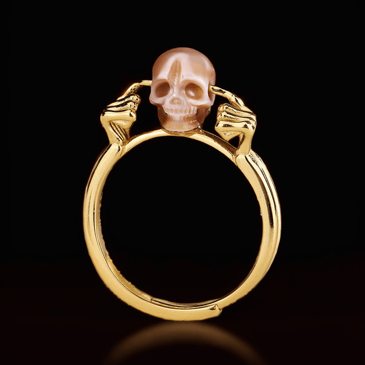 Hear No Evil Pearl Skull Ring™ Skull Accessories  – A Symbol of Inner Silence
