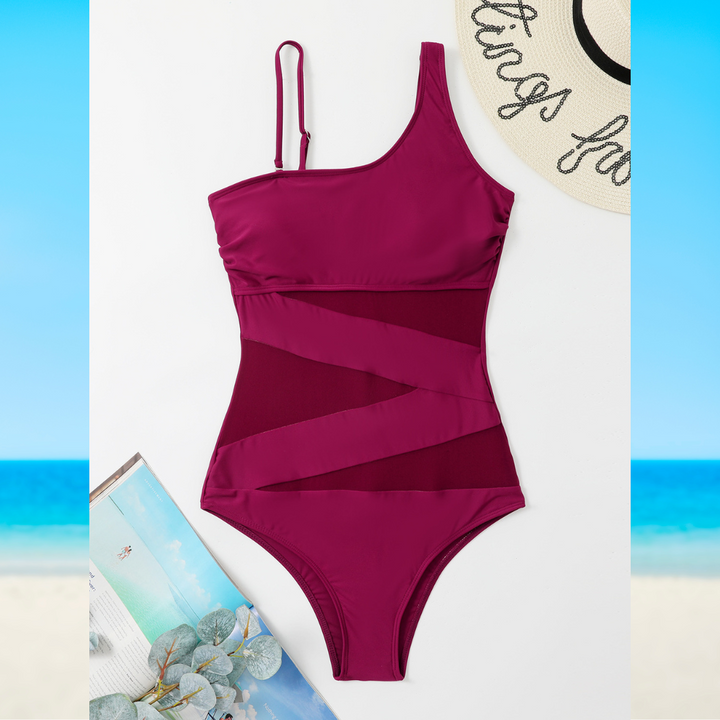 Hannah™ SC - Chic Asymmetrical Swimsuit