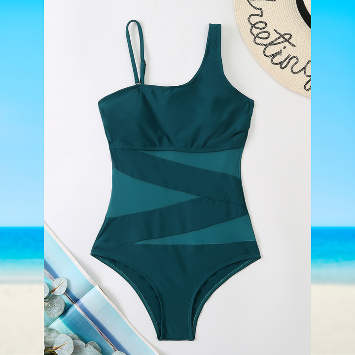 Hannah™ SC - Chic Asymmetrical Swimsuit