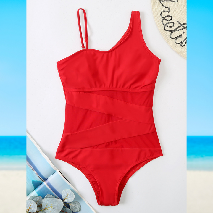 Hannah™ SC - Chic Asymmetrical Swimsuit