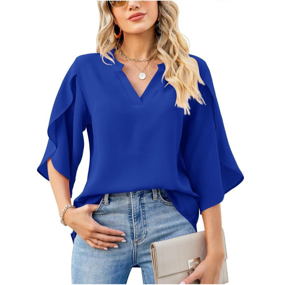 Claire WBC– Elegant Top with V-Neckline