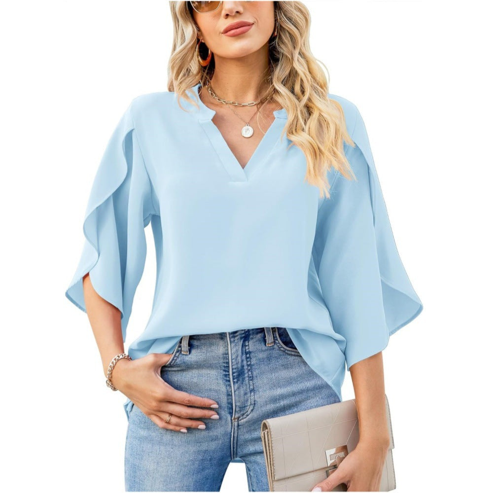 Claire WBC– Elegant Top with V-Neckline