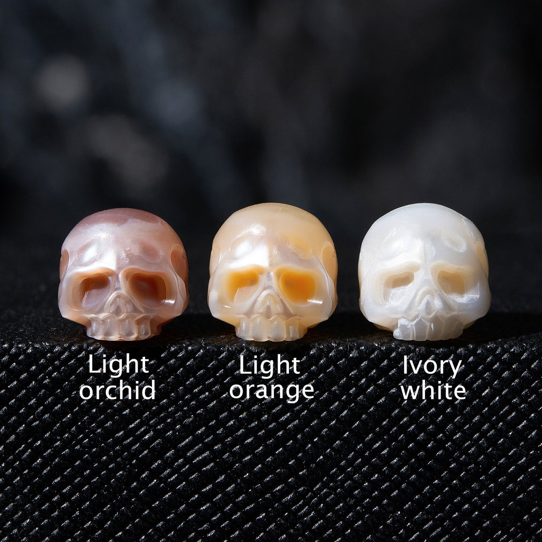 Minimalist Pearl Cranium Hook Earrings™ Skull Accessories – Edgy Simplicity with Gothic Flair