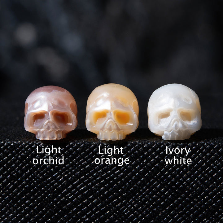 Minimalist Pearl Cranium Hook Earrings™ Skull Accessories – Edgy Simplicity with Gothic Flair